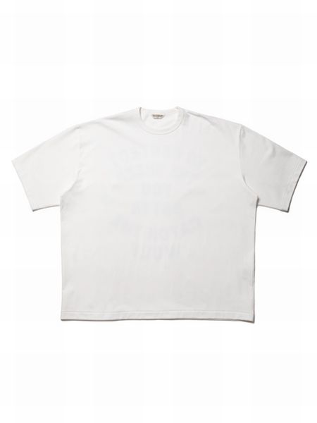 降谷・KJ COOTIE Recycle Suvin Heavy Oz COOTIE / Recycle Suvin Heavy Oz S/S Tee (ALONZO) -White-