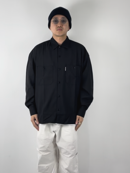 COOTIE / T/W Work L/S Shirt -Black-