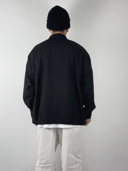 COOTIE / T/W Work L/S Shirt -Black-
