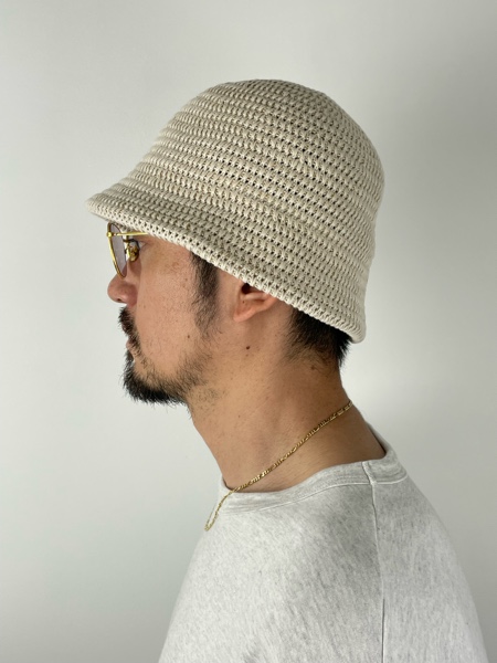 COOTIE / Knit Crusher Hat -White-