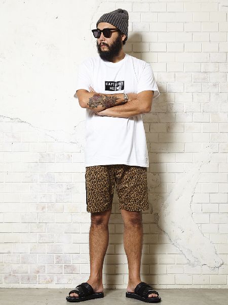 CAPTAINS HELM キャプテンヘルム 通販 19SS SATIN-LINE LEOPARD SHORTS