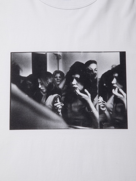 COOTIE / Print Oversized S/S Tee-2 -White-