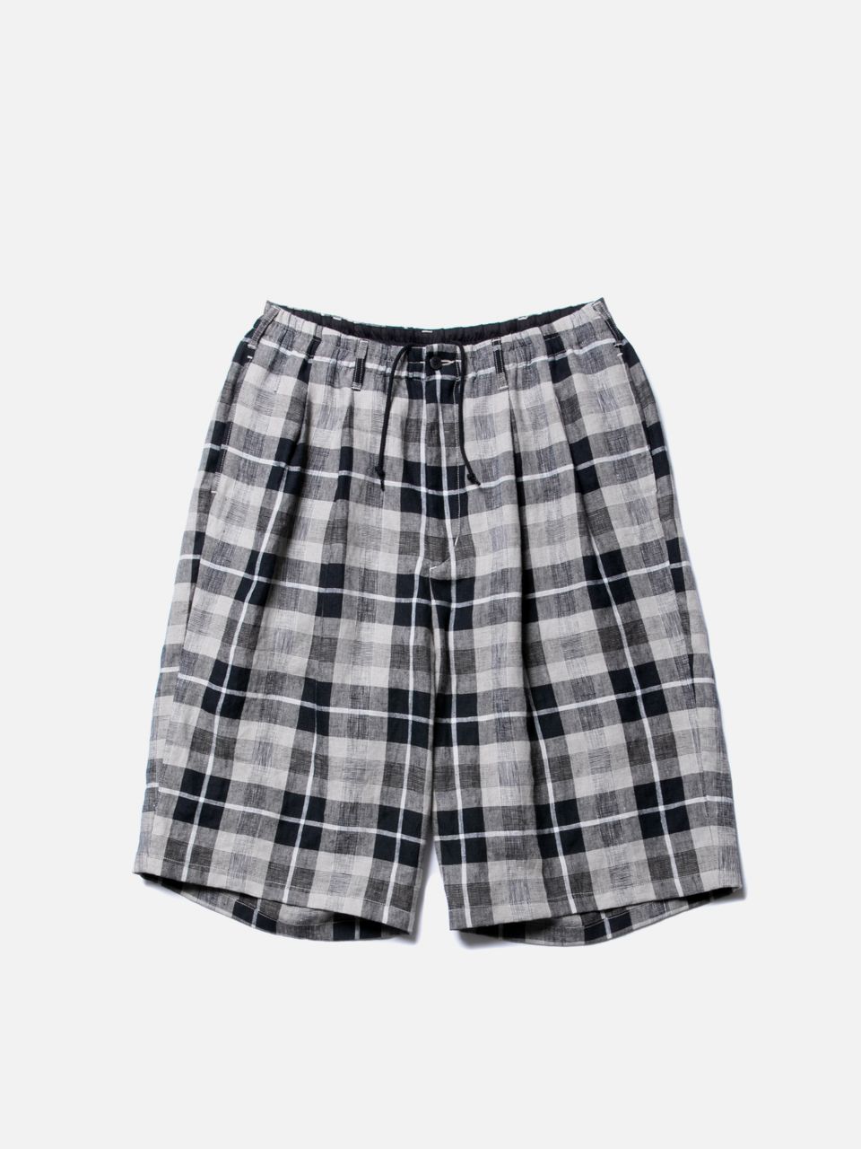 COOTIE クーティ 通販 Linen Check 2 Tuck Easy Shorts