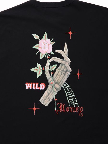 COOTIE PRODUCTIONS / Print S/S Tee (Wild Honey) -Black-
