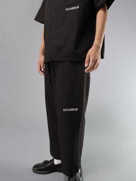 Captains Helm / MILITARY TECH WIDE PANTS -Black-
