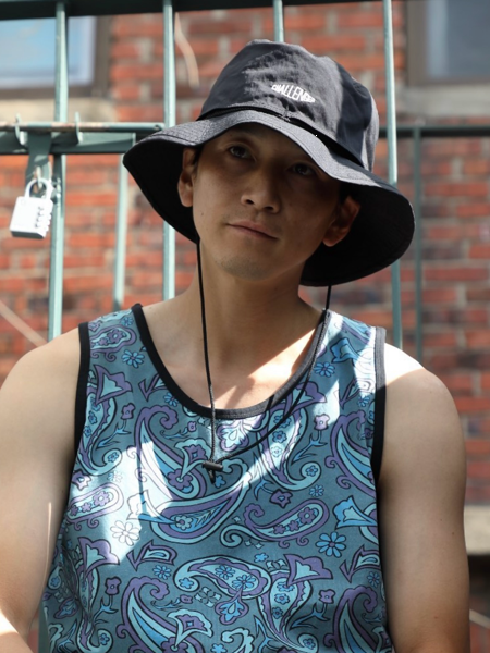 CHALLEGER / BEACH BUCKET HAT -Black-