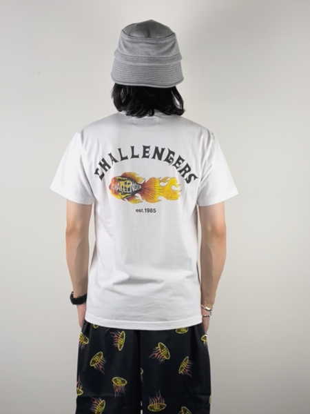 22SS CHALLENGER FLAME FISH TEE XXL