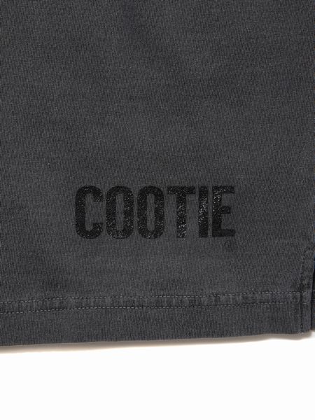 COOTIE PRODUCTIONS / Pigment Dyed Jersey Easy Shorts -Black--
