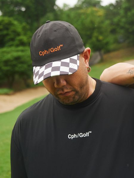 Captains Helm Golf / CHECKER BB CAP -Black-