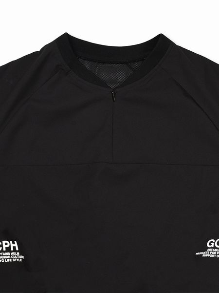 Captains Helm Golf / WATERPROOF SS PULLOVER -Black-