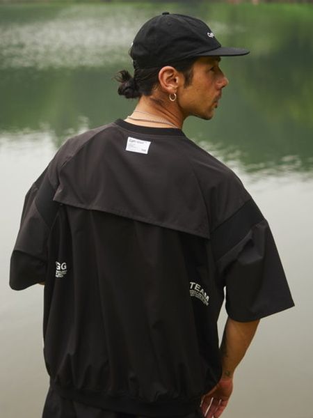 メンズウェア captains helm golf  
JOGGER PANTS Captains Helm Golf / WATERPROOF SS PULLOVER -Black-