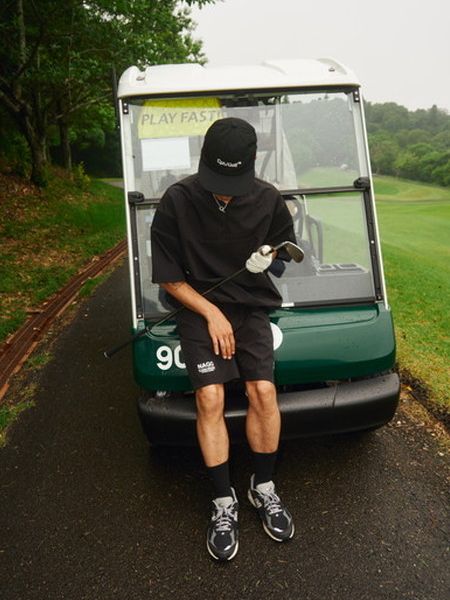 Captains Helm Golf / WATERPROOF SS PULLOVER -Black-