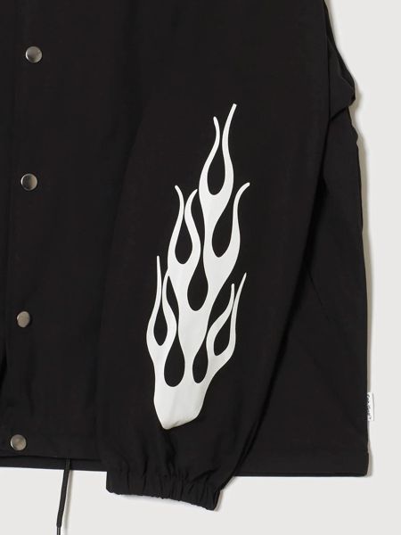 Captains Helm Golf / NASTY LOGO COACH JACKET -Black-