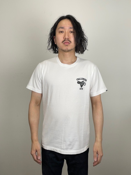 CHALLENGER GYM TEE WHITE Tシャツ 日本製 長瀬