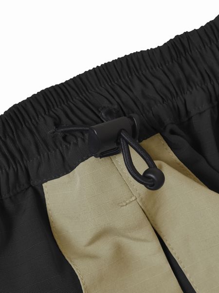 MAGIC STICK ENTERTAINMENT / WR Tech 2way Track Pants -Black×Khaki-