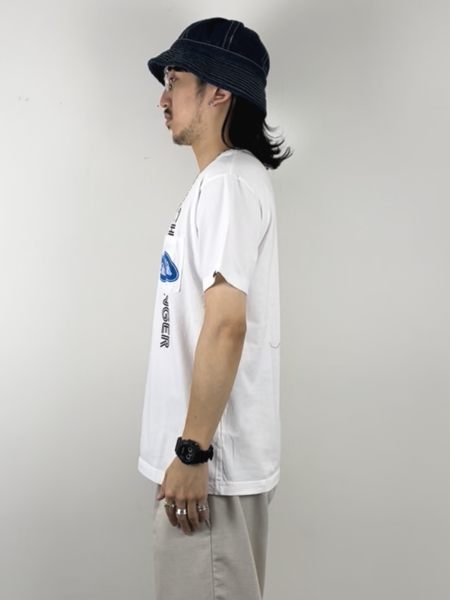 CHALLENGER / LOGO PKT TEE -White-