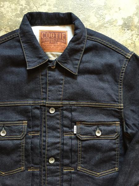 クーティー(COOTIE)2016AW新作のTrucker Knit Denim Jacket