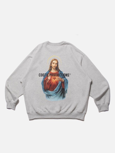 COOTIE / Print Crewneck Sweatshirt (JESUS)