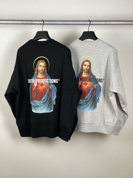COOTIE / Print Crewneck Sweatshirt (JESUS)