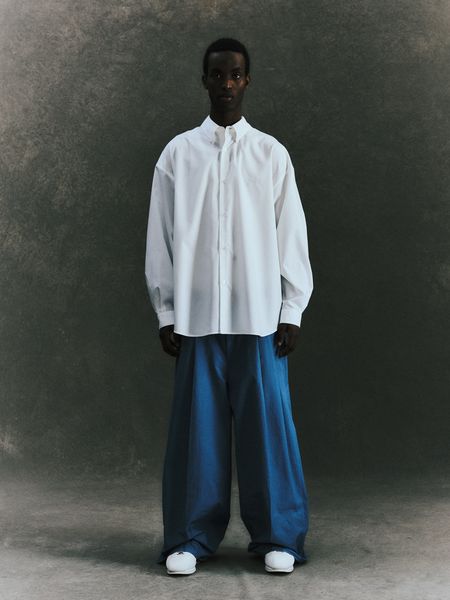 COOTIE PRODUCTIONS / EWP 2 Tuck Trousers -Azur-