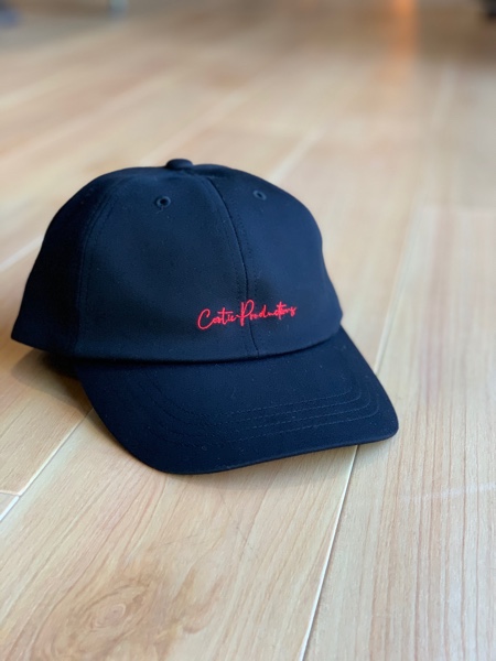 COOTIE / Stretch Curved Brim 6 Panel Cap -Black x Red-