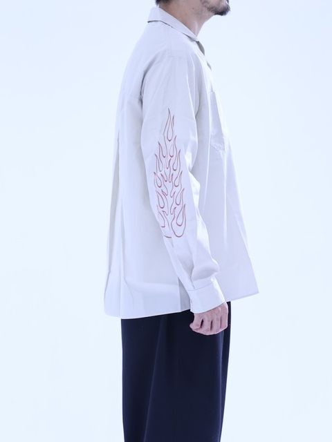 CHALLENGER / L/S FIRE WORK SHIRT -Beige-