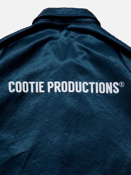 COOTIE / R/C Satin Coach Jacket -Blue-