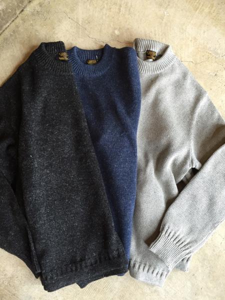 COOTIEの新作Cotton&Linen L/S Sweater入荷