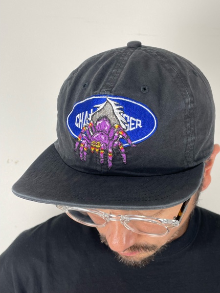 CHALLENGER / LOGO SPIDER CAP -Black-
