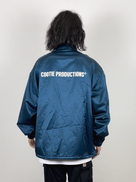 COOTIE / R/C Satin Coach Jacket -Blue-