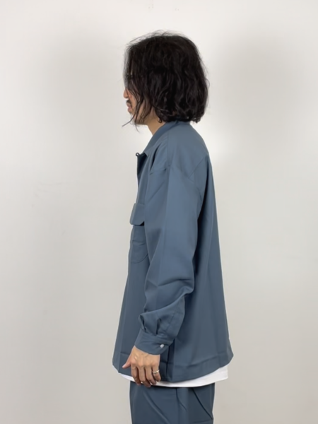 COOTIE / T/W Open Collar Pullover Shirt