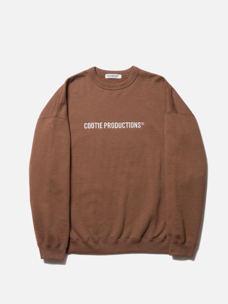 COOTIE クーティ 通販 19AW Embroidery Crewneck Sweatshirt (COOTIE LOGO)