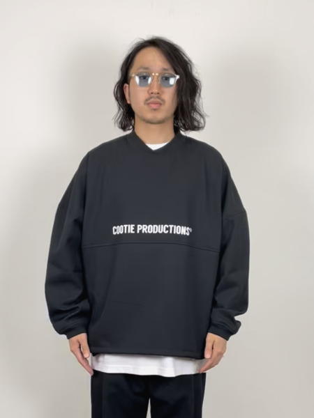 COOTIE クーティー CTE-21A309 Polyester Twill Football L/S Tee