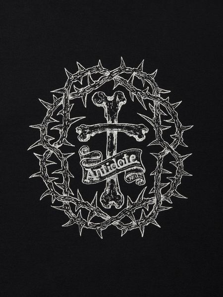 Antidote Buyers Club / Fade Wash Crewneck Sweatshirt(Skull Jesus