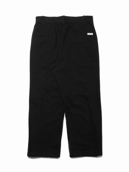 COOTIE PRODUCTIONS / Needle Punch Twill 1 Tuck Trousers -Black-