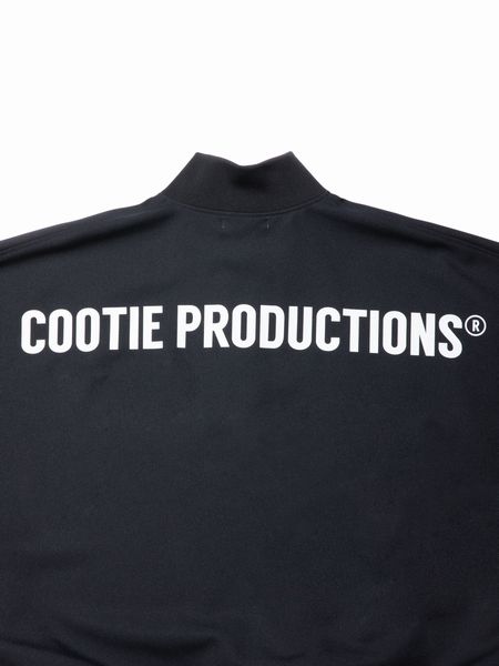 COOTIE PRODUCTIONS / Polyester Twill Half Zip L/S Tee -Black-