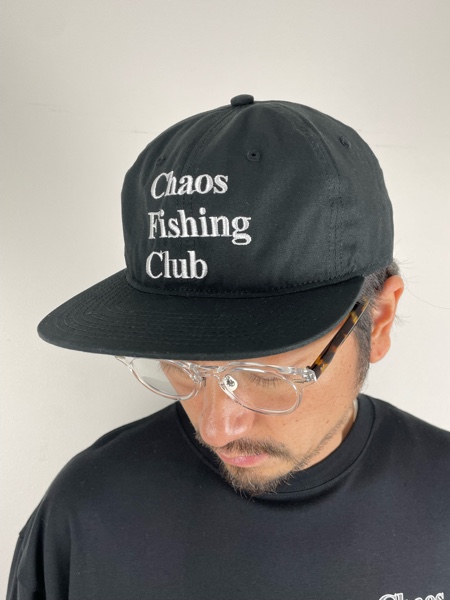 CHAOS FISHING CLUB / LOGO CAP -Black-