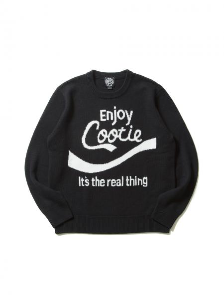 COOTIEの新作Intersia Knit Sweater (Enjoy Cootie)入荷