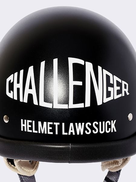 CHALLENGER / CHALLENGER LAWS HELMET -Black-