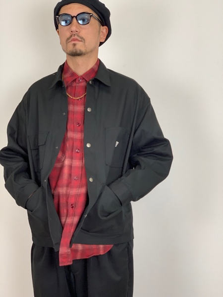COOTIE クーティ 通販 19AW T/C Serge Short Coverall