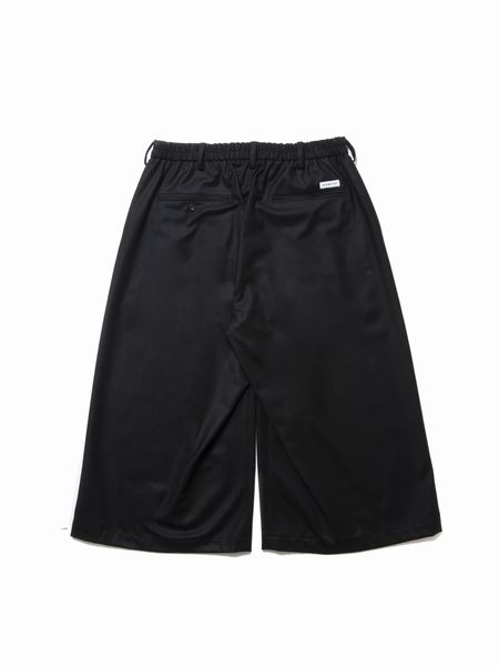 COOTIE PRODUCTIONS / CA/W Flannel Shin Cut Wide Easy Trousers -Black-