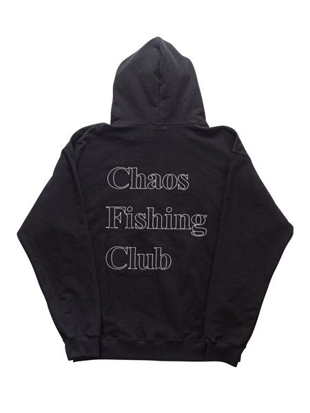 CHAOS FISHING CLUB / OG LOGO HOODIE -Black-