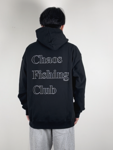 chaos fishing club OG LOGO HOODIEブラックXL - パーカー