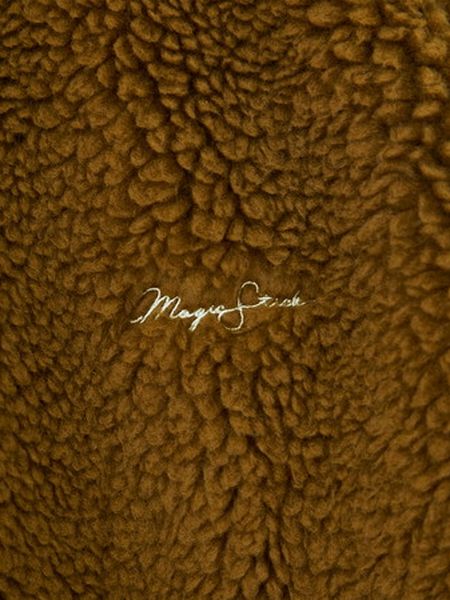 MAGIC STICK ENTERTAINMENT / Teddy MRMT over coat -Brown teddy pile