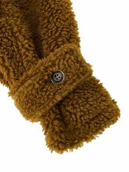 MAGIC STICK ENTERTAINMENT / Teddy MRMT over coat -Brown teddy pile