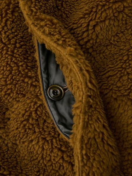 MAGIC STICK ENTERTAINMENT / Teddy MRMT over coat -Brown teddy pile
