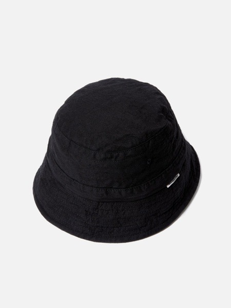 COOTIE / Silknep Back Twill Bucket Hat -Black-