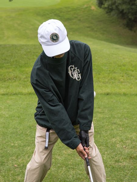 Captains Helm Golf / 【予約販売】CLUB WAFFLE P/O JKT -Green-