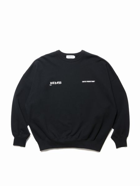 COOTIE PRODUCTIONS / Print Sweat Crew (LOVE THY NEIGHBOUR) -Black-