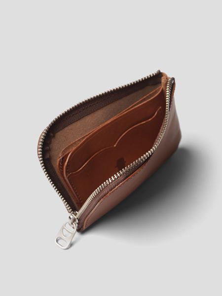 Tomo&Co / PULL TAB L-WALLET (M) -Brown-